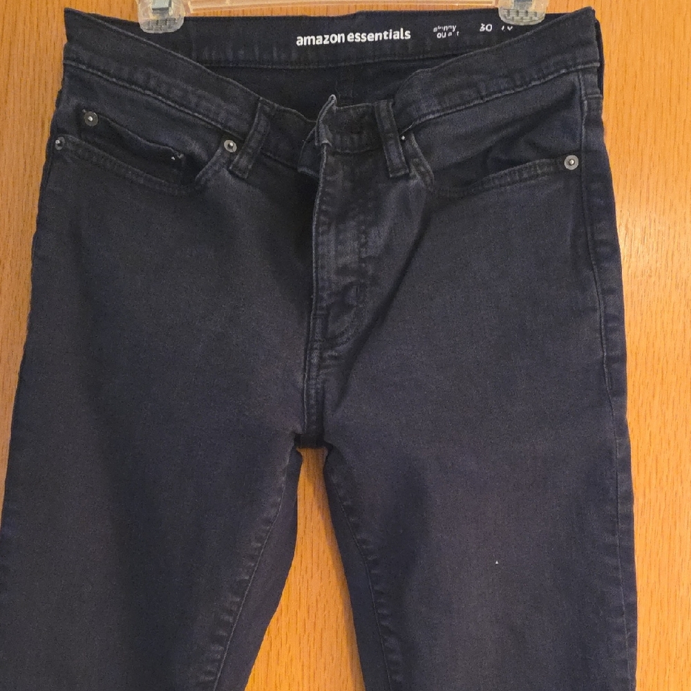 Amazon Essentials Men's Dark Gray Skinny Jeans